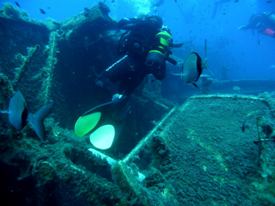 100th Dive on The Zenobia